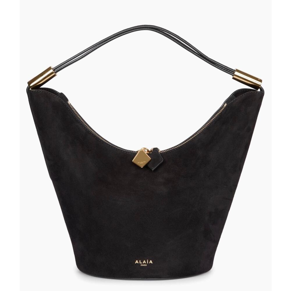 ALAÏA Small suede shoulder bag